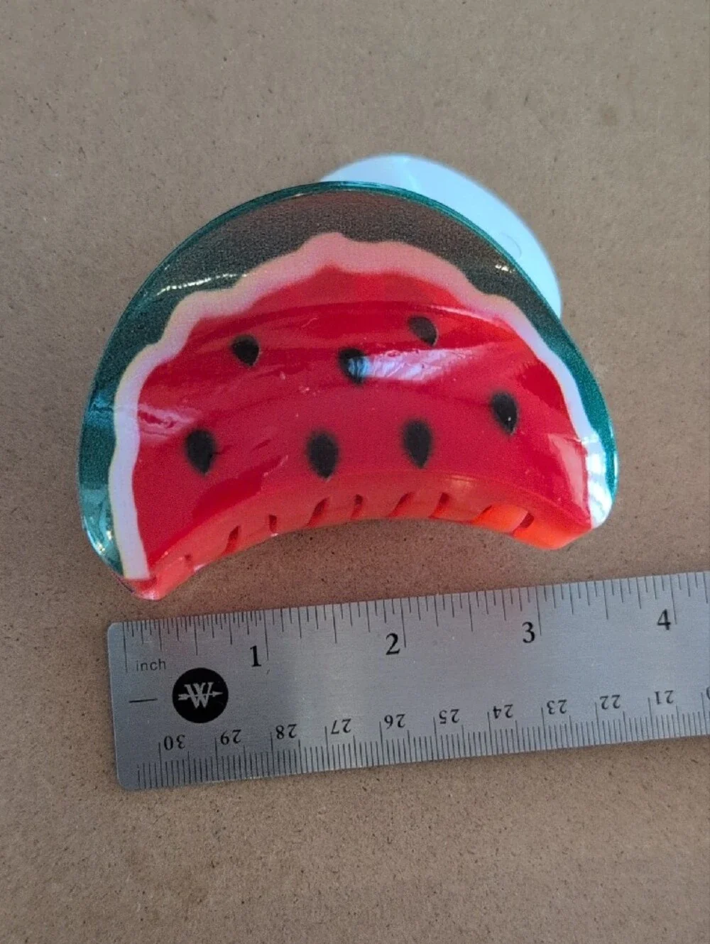 Watermelon Hair Clip - Red & Green